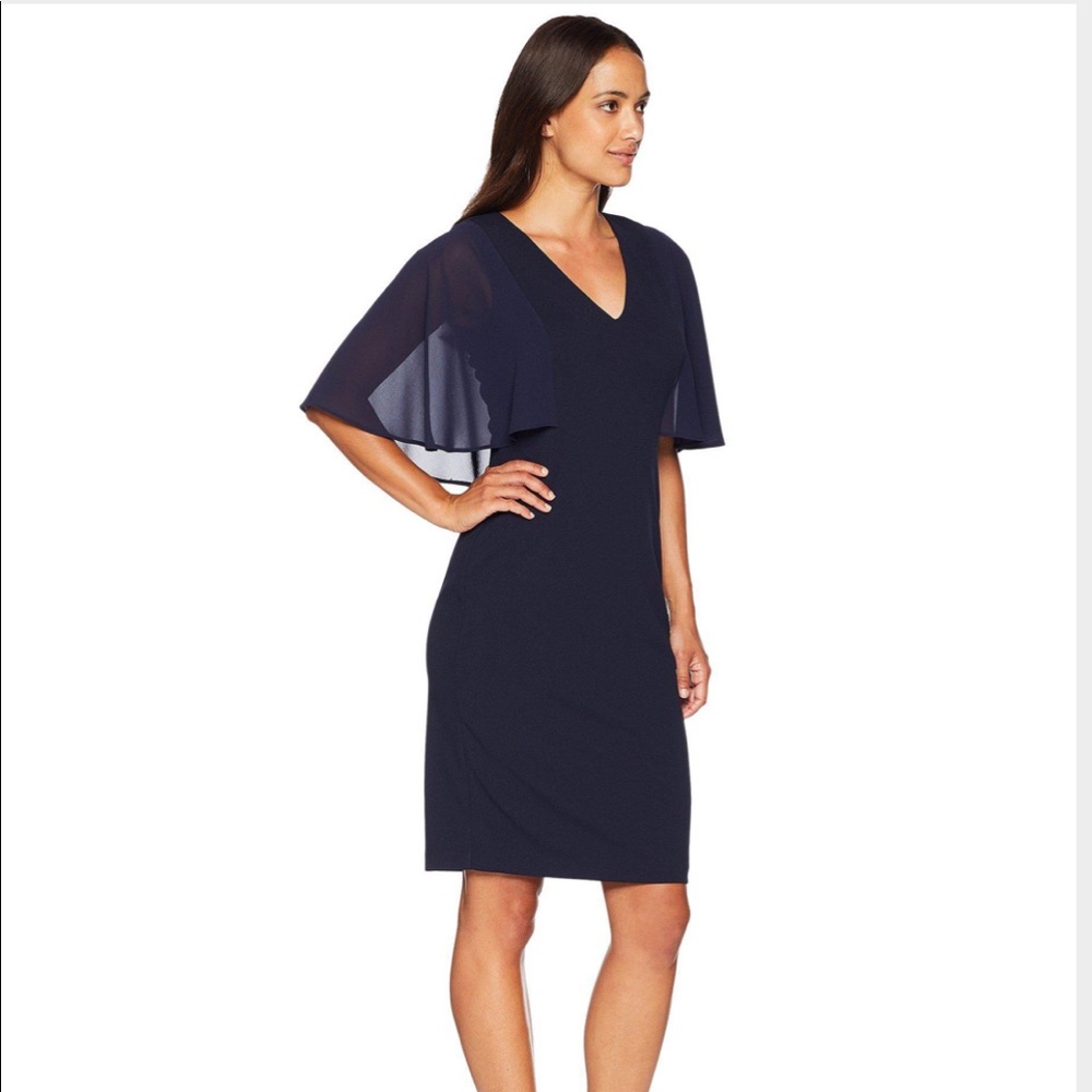 NWT Vince Camuto V-Neck with Chiffon Sleeves